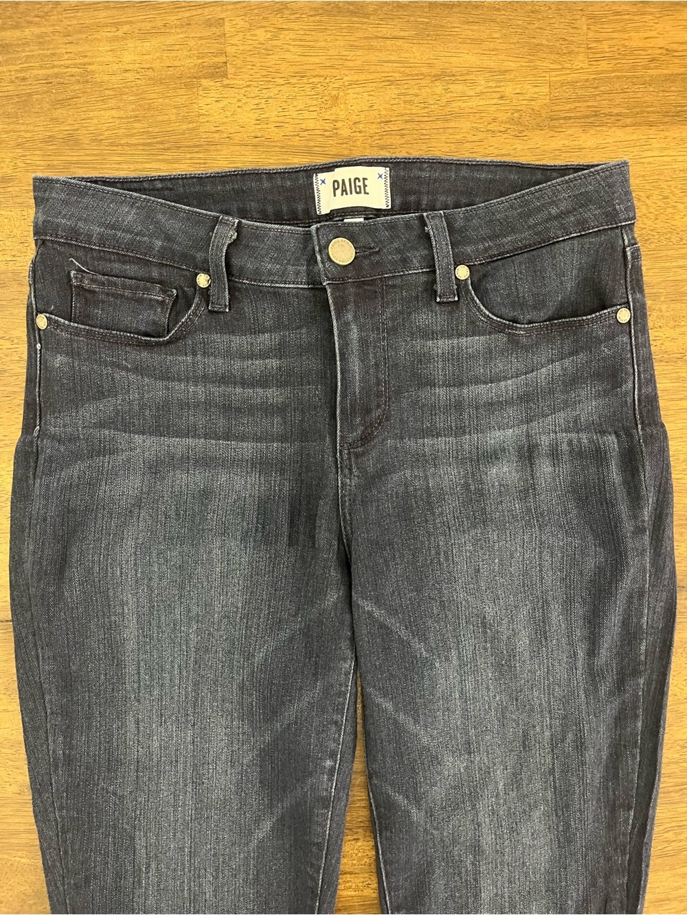 PAIGE Womens Dark Wash Skinny Jeans Verdugo Ankle Pants Classic Stretch Sz 29 - Picture 3 of 16